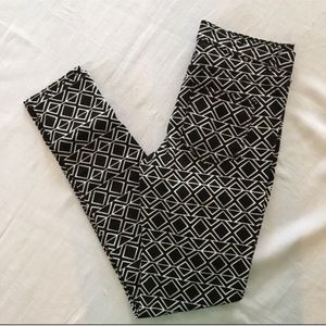 H&M Geo Pattern Skinny Pants
